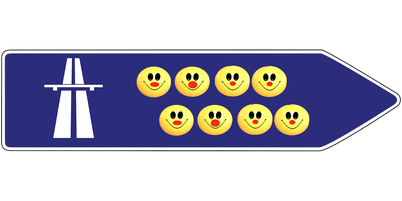 En route vers le stage clown Stage Clown smiley